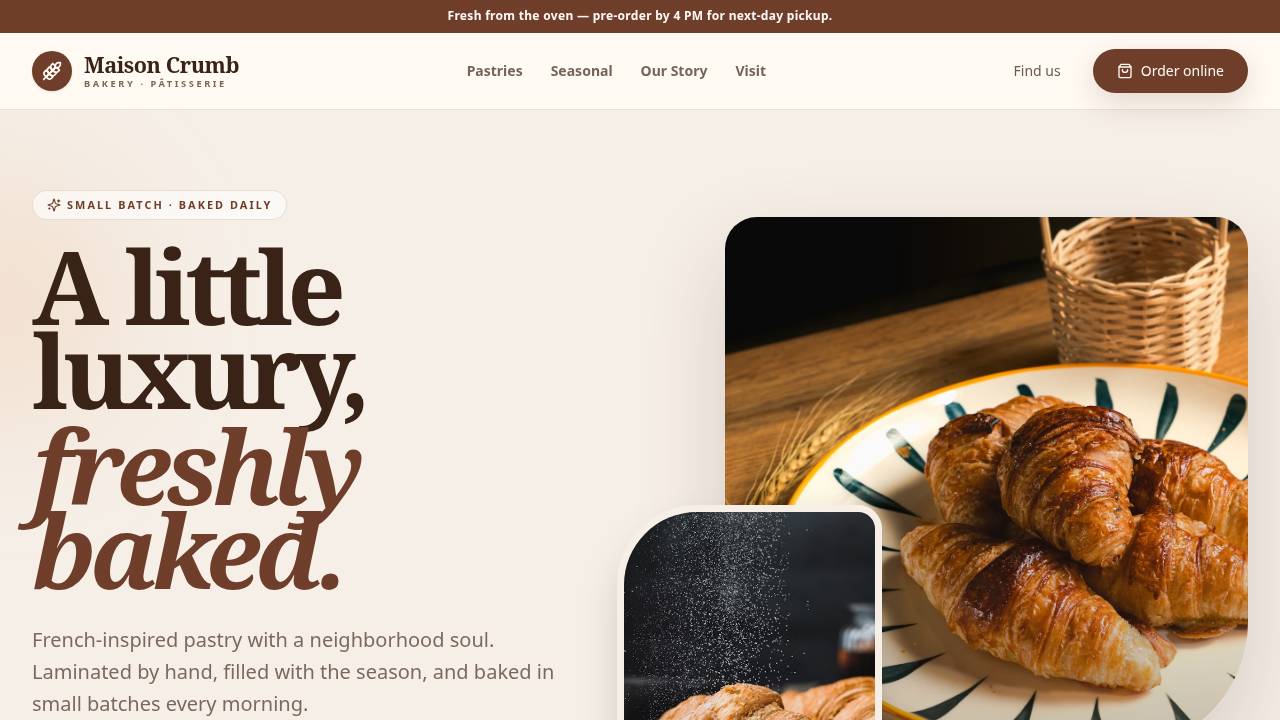 Maison Crumb Bakery